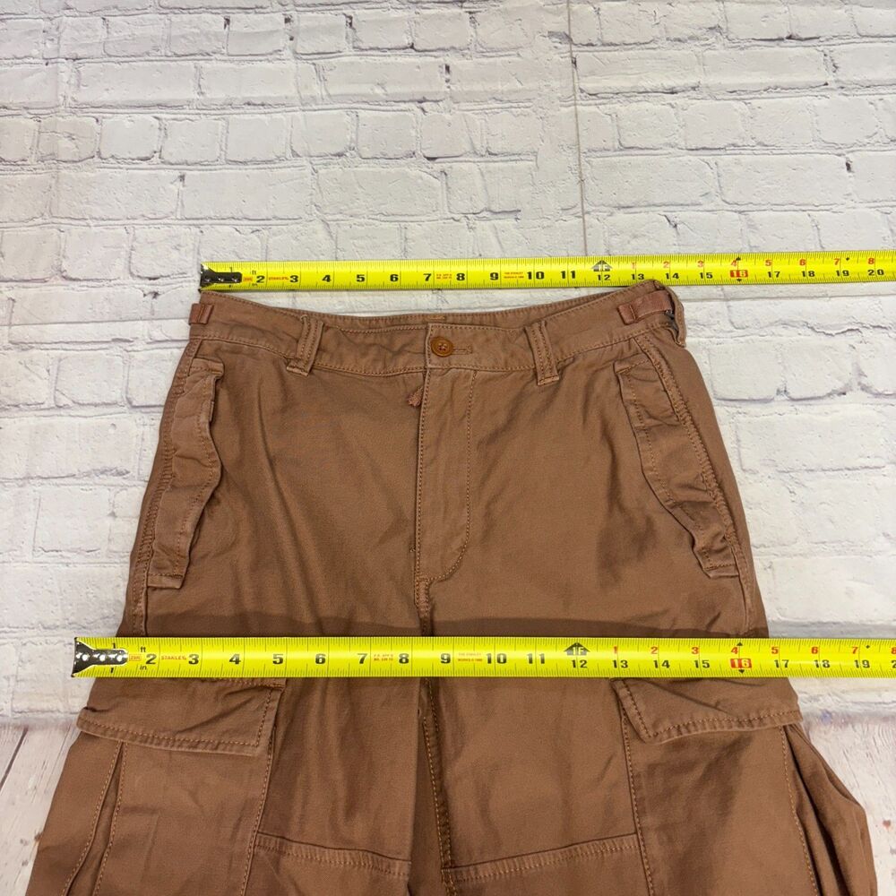 Tna Aritzia Women Utility Cargo Pants Size 2 Cotton Wide Leg C068 -21 - Picture 2 of 16